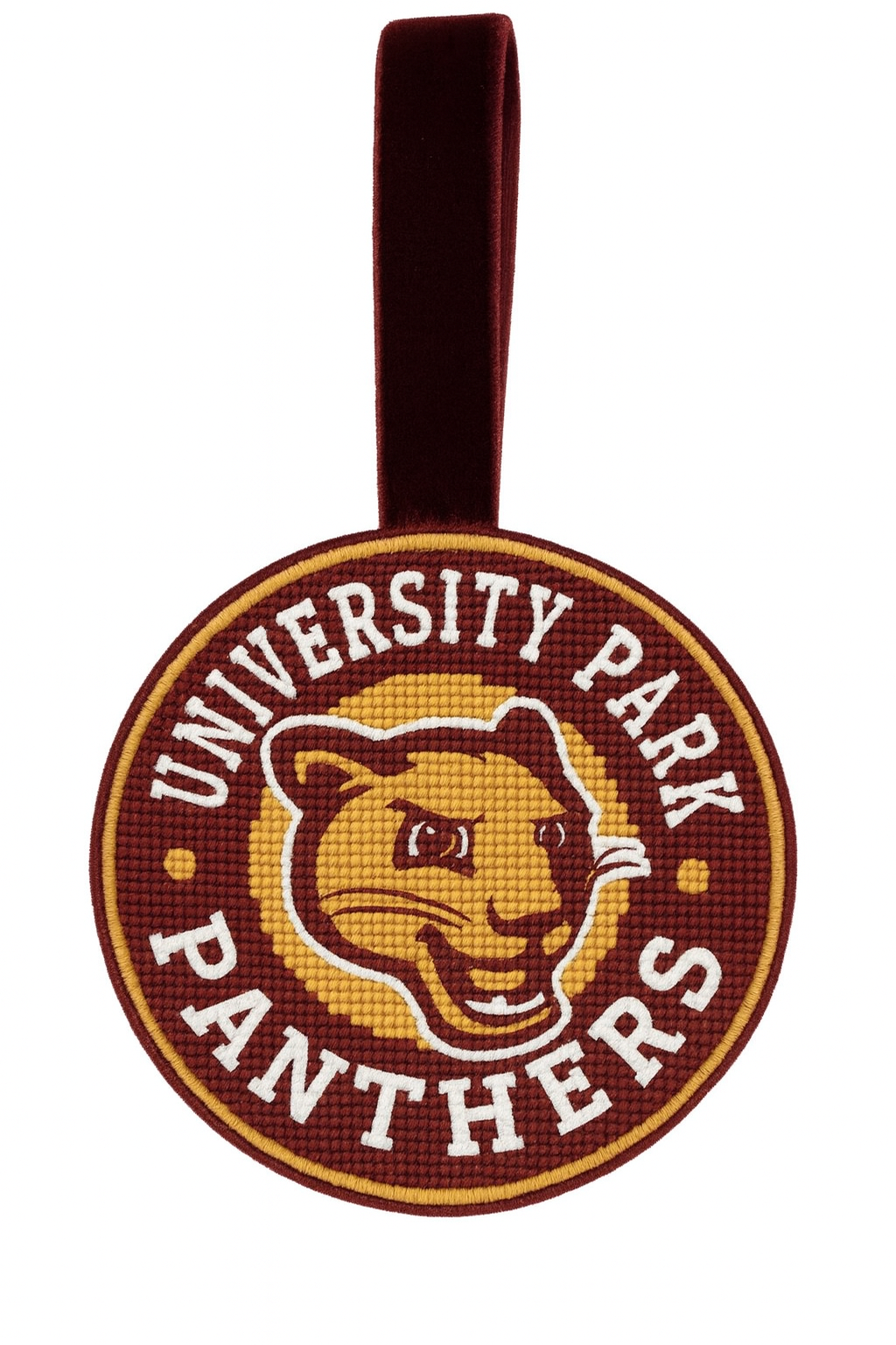 University Park Needlepoint Ornament